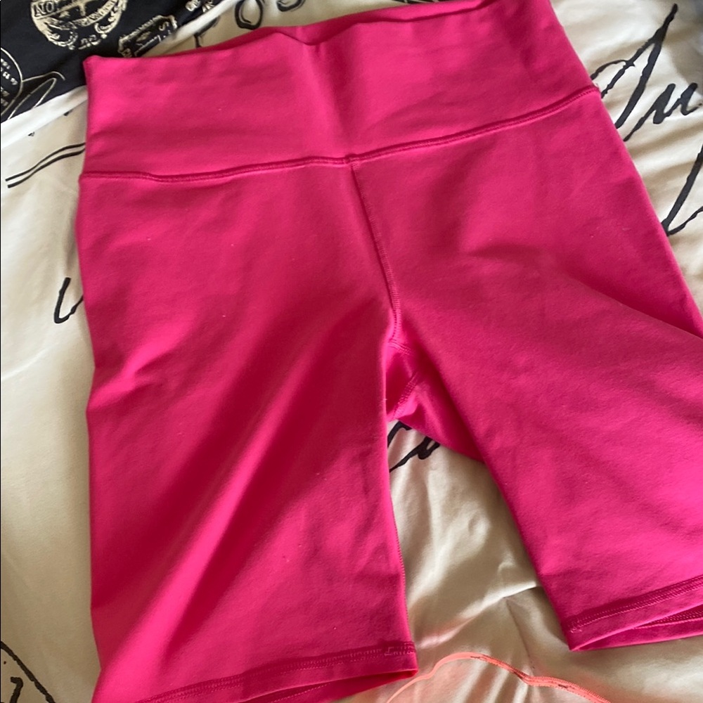 2 for $20 FABLETICS Pink High-Waisted Shorts